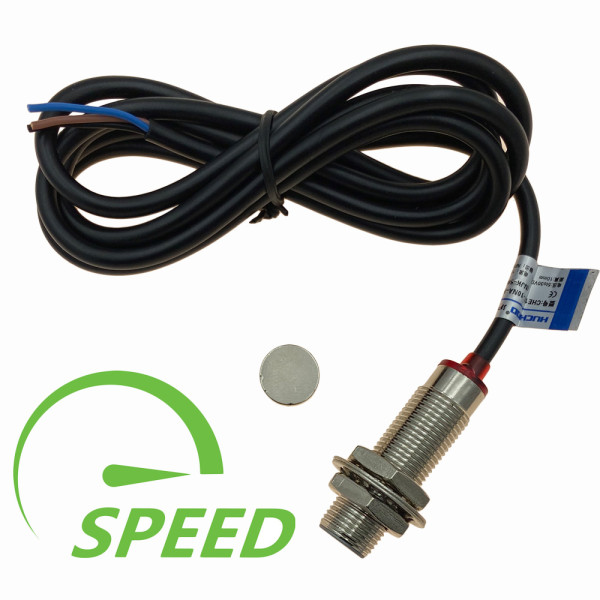 Hall effect wheel speed sensor