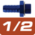 Supply 2x 1/2" Barb To M18x1.5 Fittings & Clamps +$15.75