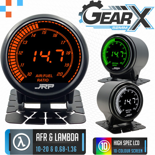 JRP GearX Digital Air Fuel Ratio Gauge 52mm