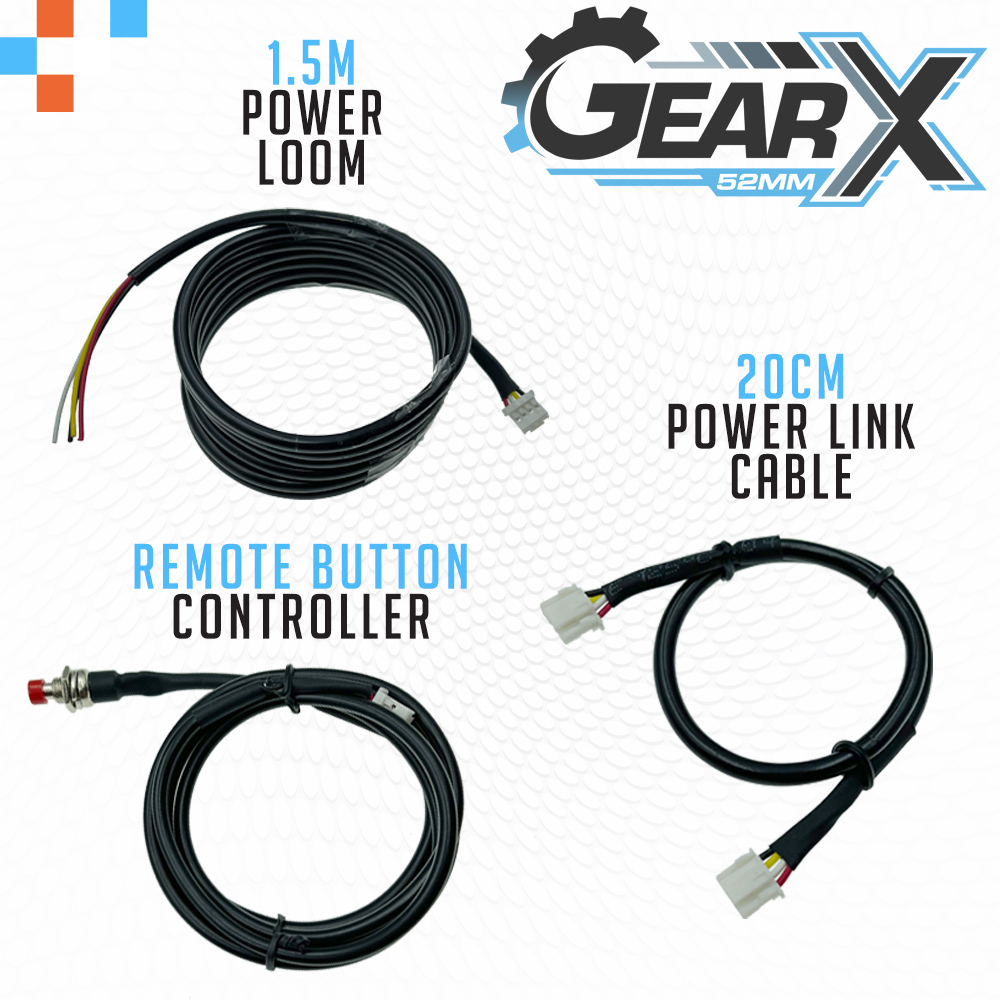 Image shows the cables included with the JRP GearX cable replacement kit