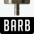 Barb Fitting - Recommended For 0-30 PSI 