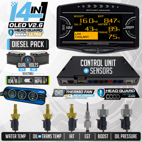 Diesel Multi Gauge Starter Kit – JRP 14in1 v2.6