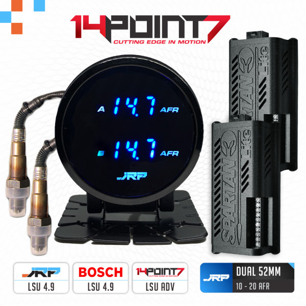 Spartan 3 Lite Dual Wideband Gauge Kit 52mm & 02 Sensors