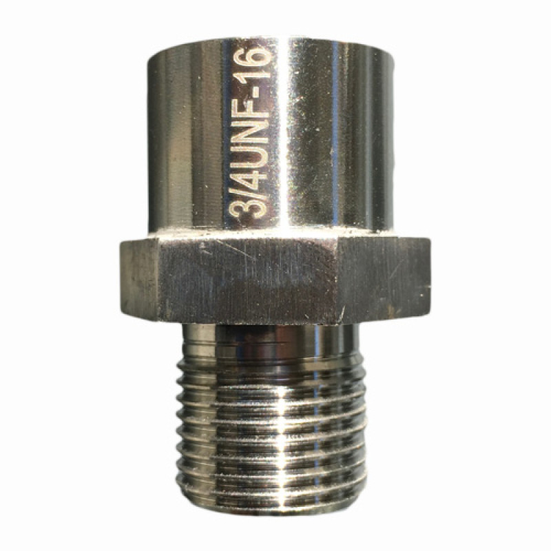 Stainless Steel 3/4” -16UNF Thread Adapter Fitting