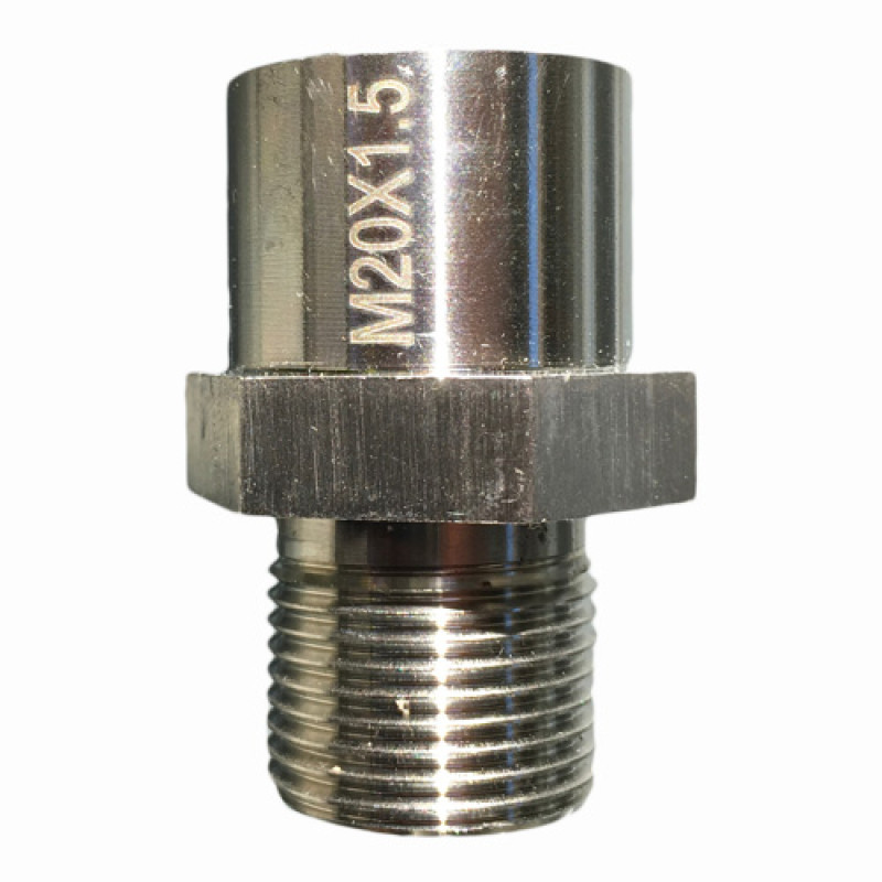 Stainless Steel M20 x 1.5 Thread Adapter Fitting