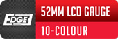 JRP Edge 52mm LCD Wideband Gauge 10-Colour